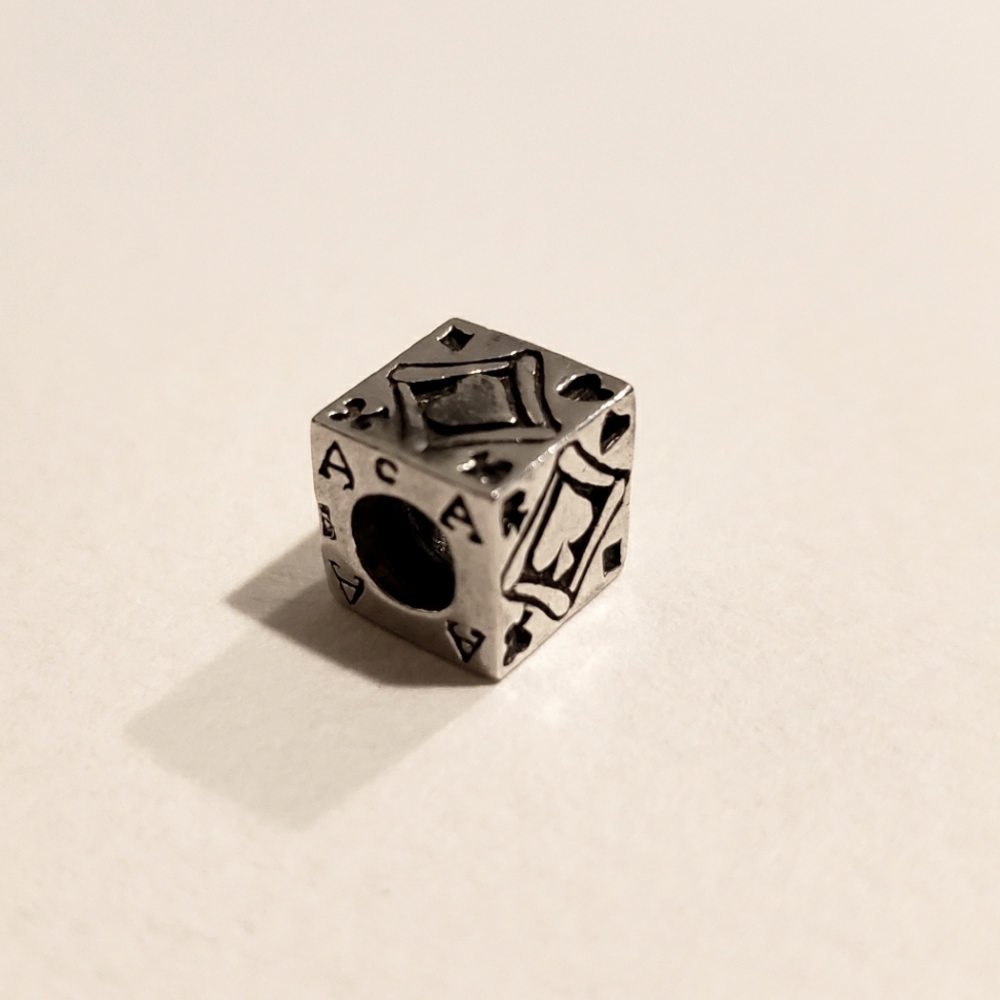 Chamilia Sterling Silver Card Charm